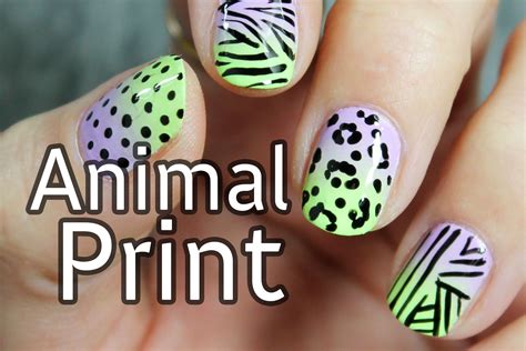 uñas de cebra y leopardo|Diseño de uñas con estampado animal cebra y .